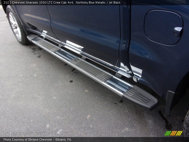 Northsky Blue Metallic / Jet Black 2021 Chevrolet Silverado 1500 LTZ Crew Cab 4x4