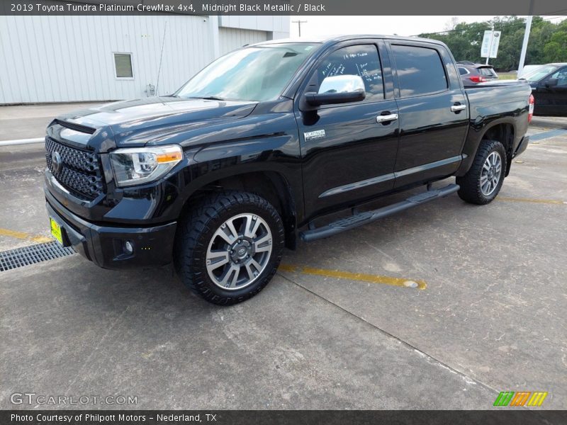 Midnight Black Metallic / Black 2019 Toyota Tundra Platinum CrewMax 4x4