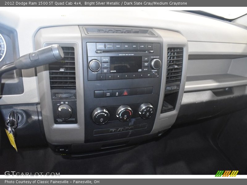 Bright Silver Metallic / Dark Slate Gray/Medium Graystone 2012 Dodge Ram 1500 ST Quad Cab 4x4