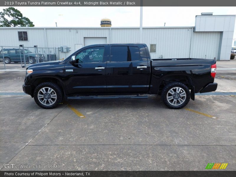Midnight Black Metallic / Black 2019 Toyota Tundra Platinum CrewMax 4x4