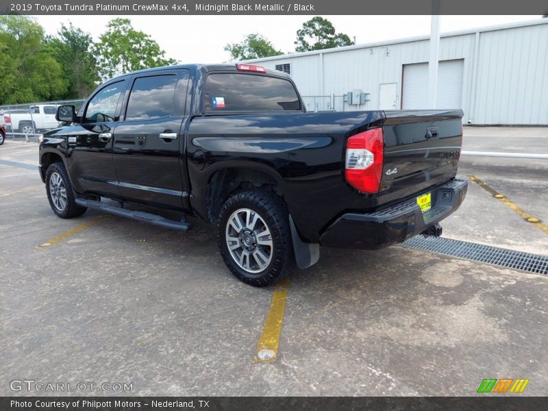 Midnight Black Metallic / Black 2019 Toyota Tundra Platinum CrewMax 4x4
