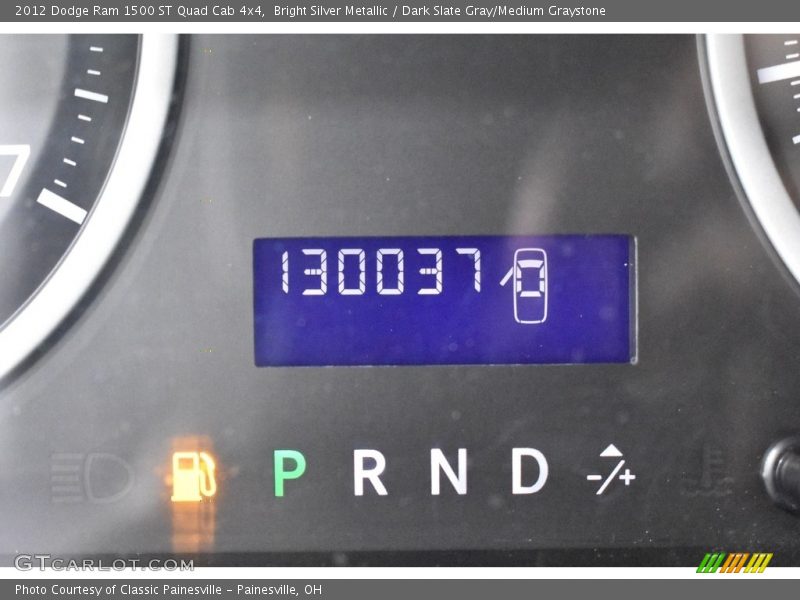 Bright Silver Metallic / Dark Slate Gray/Medium Graystone 2012 Dodge Ram 1500 ST Quad Cab 4x4