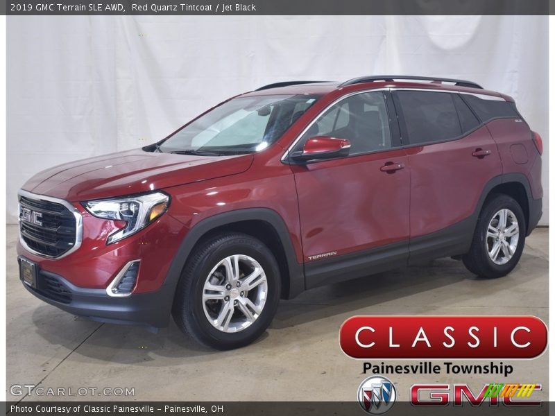 Red Quartz Tintcoat / Jet Black 2019 GMC Terrain SLE AWD