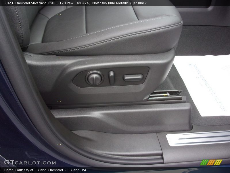 Northsky Blue Metallic / Jet Black 2021 Chevrolet Silverado 1500 LTZ Crew Cab 4x4