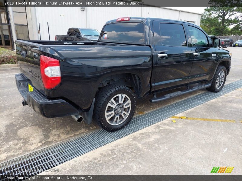 Midnight Black Metallic / Black 2019 Toyota Tundra Platinum CrewMax 4x4