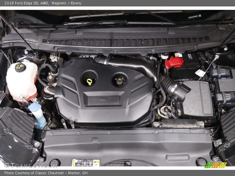 Magnetic / Ebony 2018 Ford Edge SEL AWD