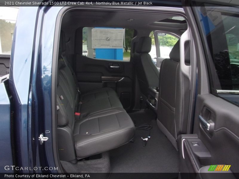 Northsky Blue Metallic / Jet Black 2021 Chevrolet Silverado 1500 LTZ Crew Cab 4x4