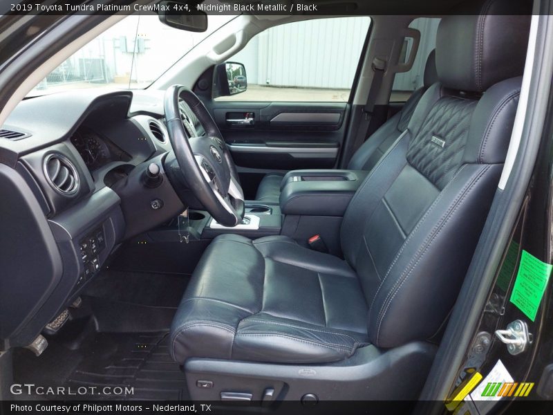 Midnight Black Metallic / Black 2019 Toyota Tundra Platinum CrewMax 4x4