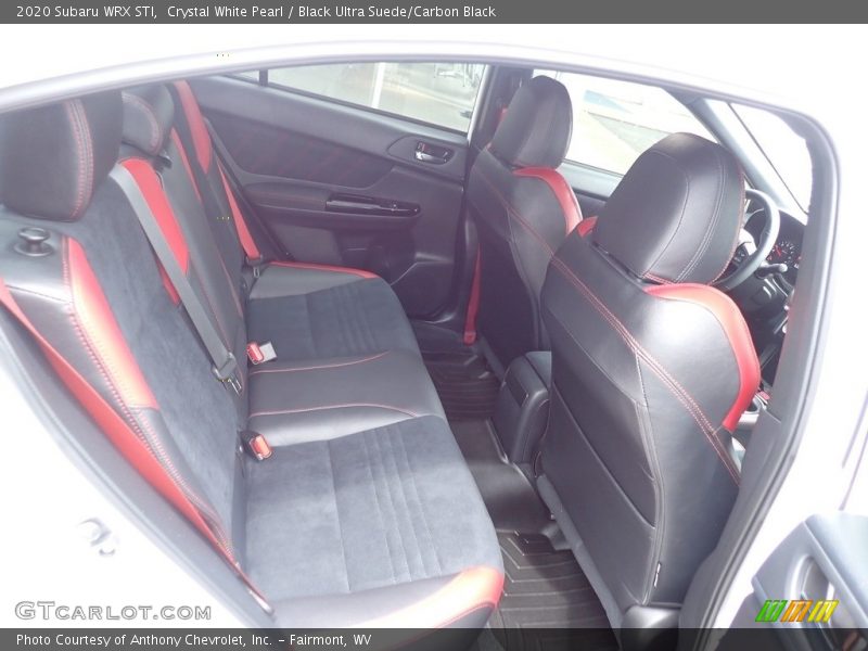 Crystal White Pearl / Black Ultra Suede/Carbon Black 2020 Subaru WRX STI