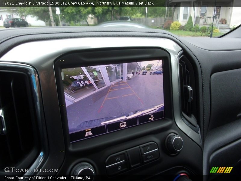Northsky Blue Metallic / Jet Black 2021 Chevrolet Silverado 1500 LTZ Crew Cab 4x4