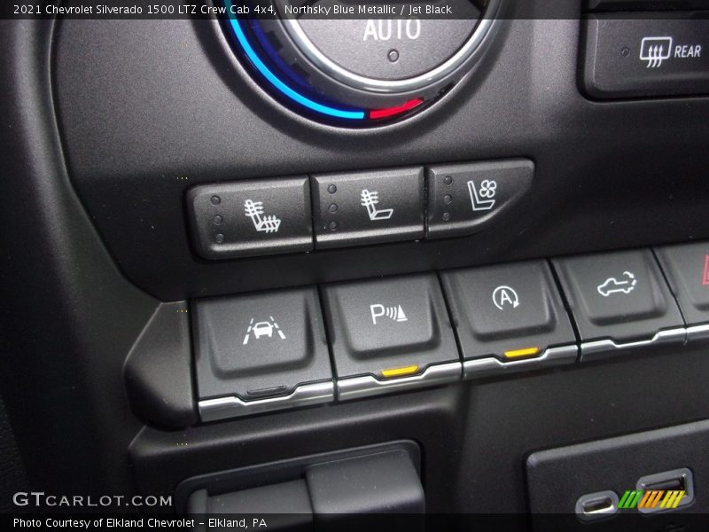 Northsky Blue Metallic / Jet Black 2021 Chevrolet Silverado 1500 LTZ Crew Cab 4x4