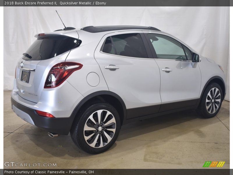 Quicksilver Metallic / Ebony 2018 Buick Encore Preferred II