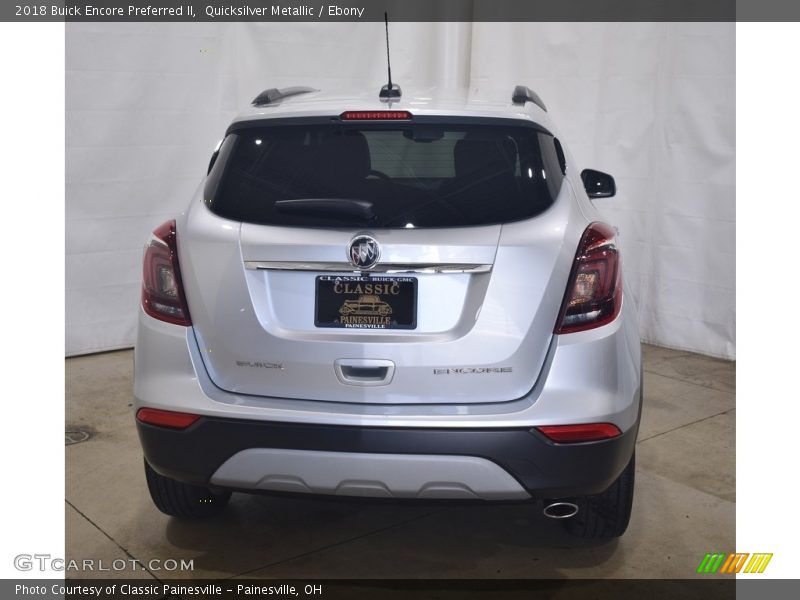 Quicksilver Metallic / Ebony 2018 Buick Encore Preferred II