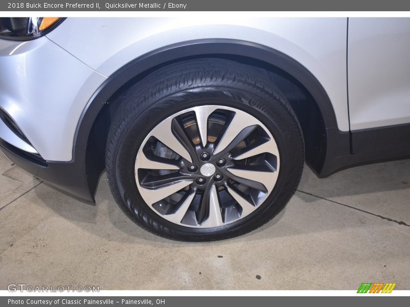 Quicksilver Metallic / Ebony 2018 Buick Encore Preferred II