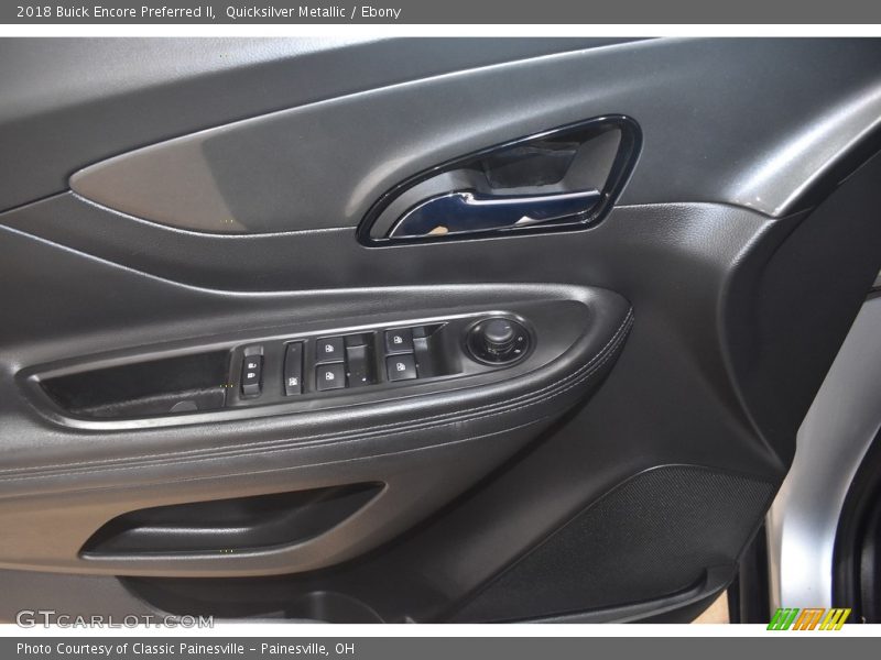 Quicksilver Metallic / Ebony 2018 Buick Encore Preferred II