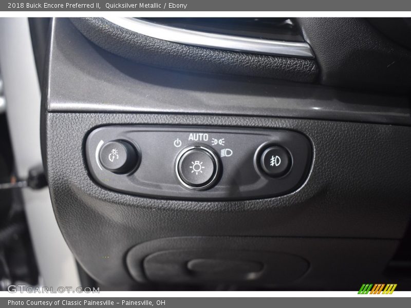 Quicksilver Metallic / Ebony 2018 Buick Encore Preferred II