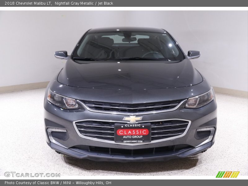 Nightfall Gray Metallic / Jet Black 2018 Chevrolet Malibu LT