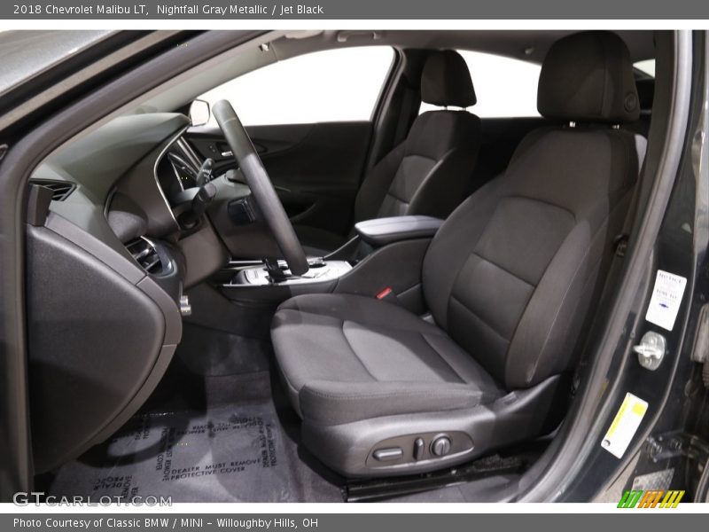 Nightfall Gray Metallic / Jet Black 2018 Chevrolet Malibu LT
