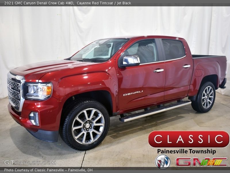 Cayenne Red Tintcoat / Jet Black 2021 GMC Canyon Denali Crew Cab 4WD