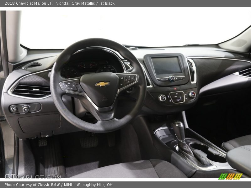 Nightfall Gray Metallic / Jet Black 2018 Chevrolet Malibu LT