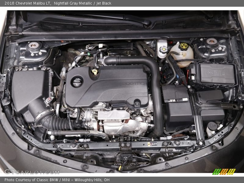 Nightfall Gray Metallic / Jet Black 2018 Chevrolet Malibu LT