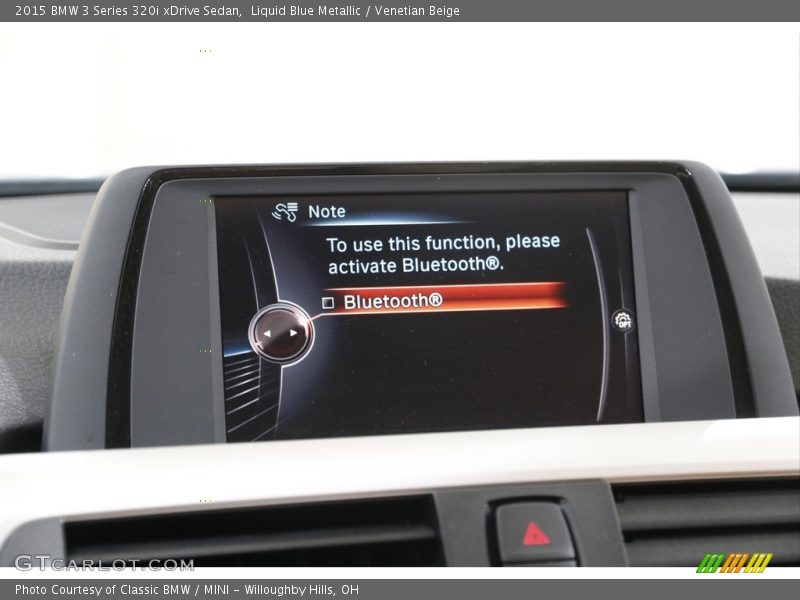 Liquid Blue Metallic / Venetian Beige 2015 BMW 3 Series 320i xDrive Sedan
