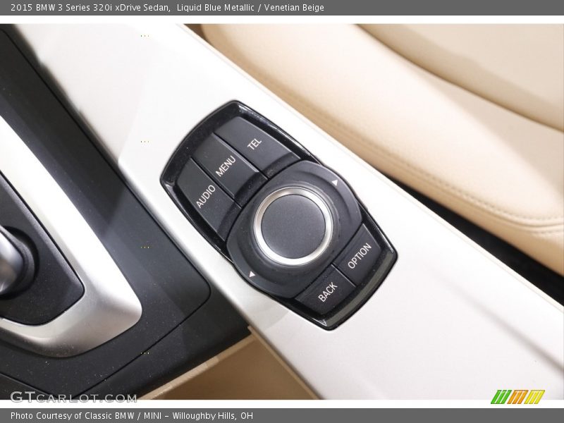 Liquid Blue Metallic / Venetian Beige 2015 BMW 3 Series 320i xDrive Sedan