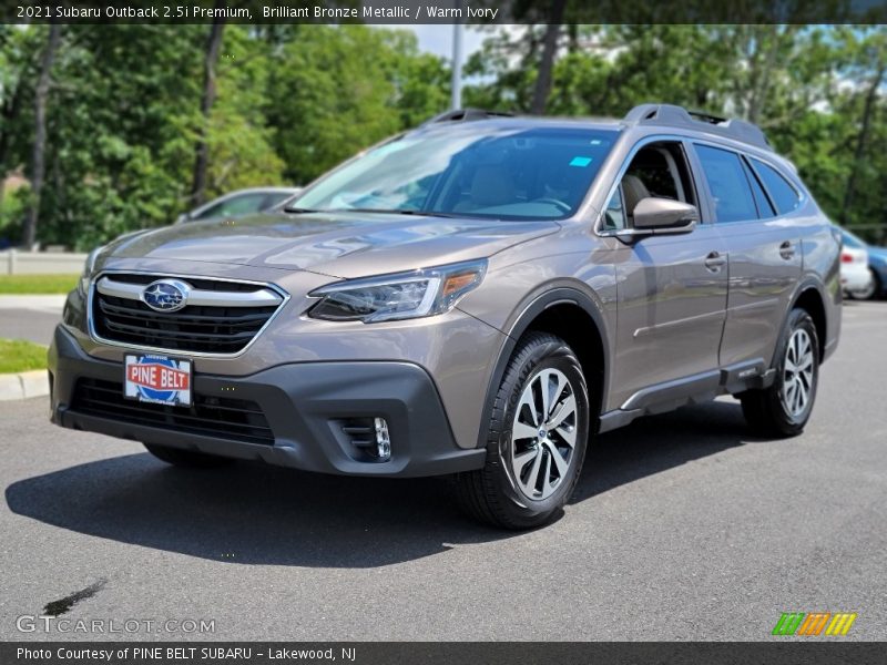 Brilliant Bronze Metallic / Warm Ivory 2021 Subaru Outback 2.5i Premium