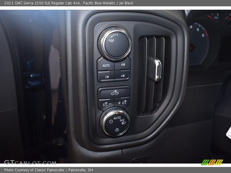 Pacific Blue Metallic / Jet Black 2021 GMC Sierra 1500 SLE Regular Cab 4x4