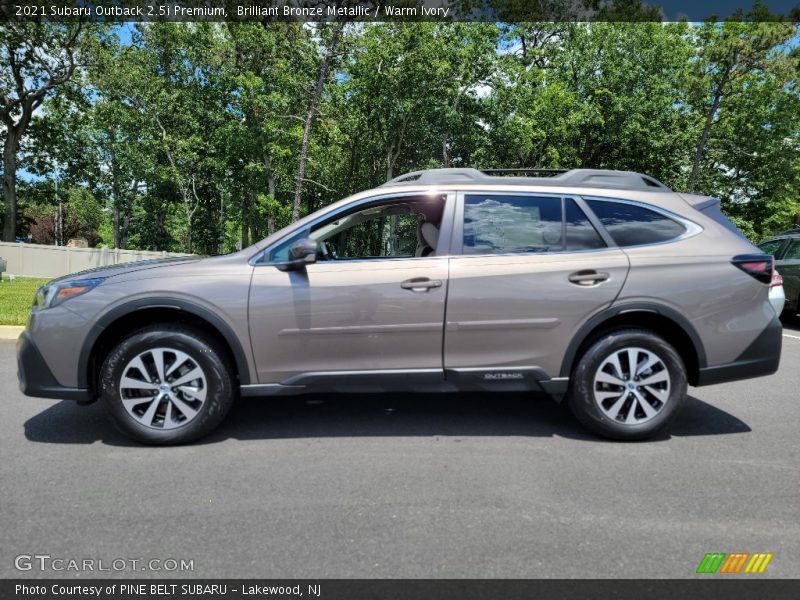  2021 Outback 2.5i Premium Brilliant Bronze Metallic