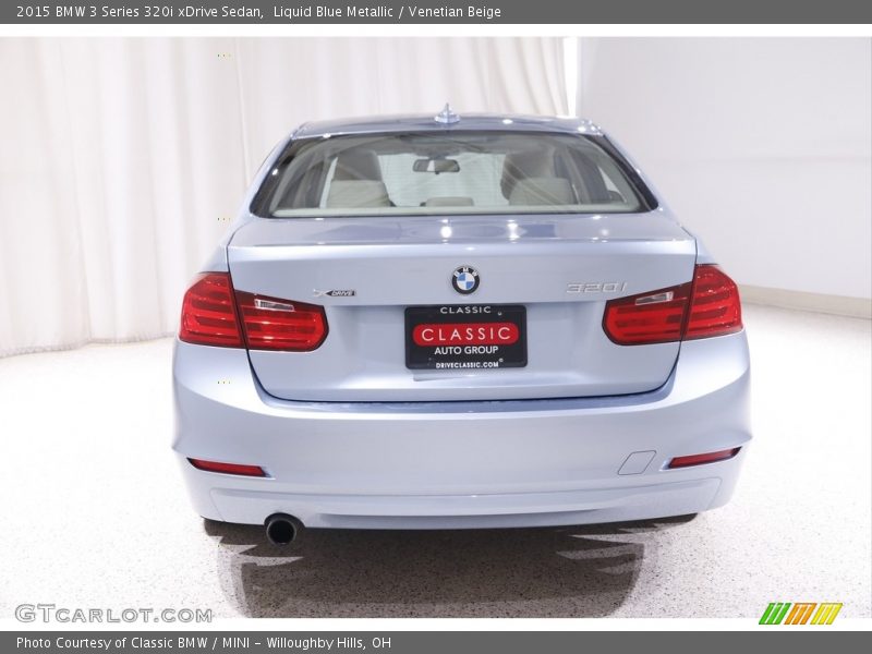 Liquid Blue Metallic / Venetian Beige 2015 BMW 3 Series 320i xDrive Sedan