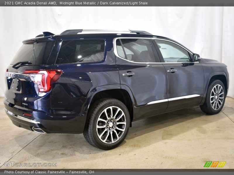 Midnight Blue Metallic / Dark Galvanized/Light Shale 2021 GMC Acadia Denali AWD