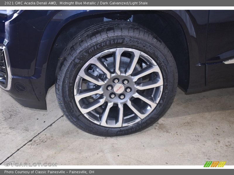 Midnight Blue Metallic / Dark Galvanized/Light Shale 2021 GMC Acadia Denali AWD