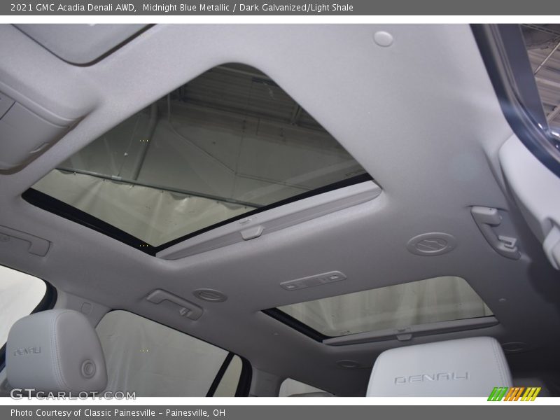 Midnight Blue Metallic / Dark Galvanized/Light Shale 2021 GMC Acadia Denali AWD