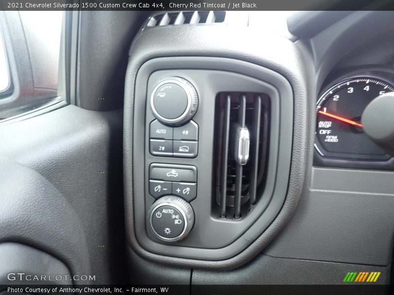 Cherry Red Tintcoat / Jet Black 2021 Chevrolet Silverado 1500 Custom Crew Cab 4x4