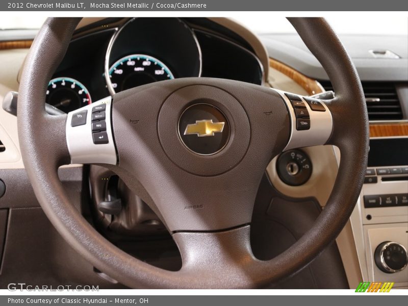 Mocha Steel Metallic / Cocoa/Cashmere 2012 Chevrolet Malibu LT