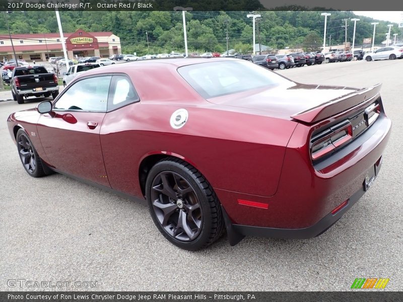Octane Red / Black 2017 Dodge Challenger R/T