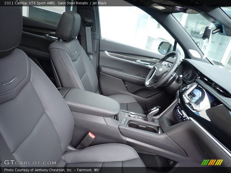 Satin Steel Metallic / Jet Black 2021 Cadillac XT6 Sport AWD