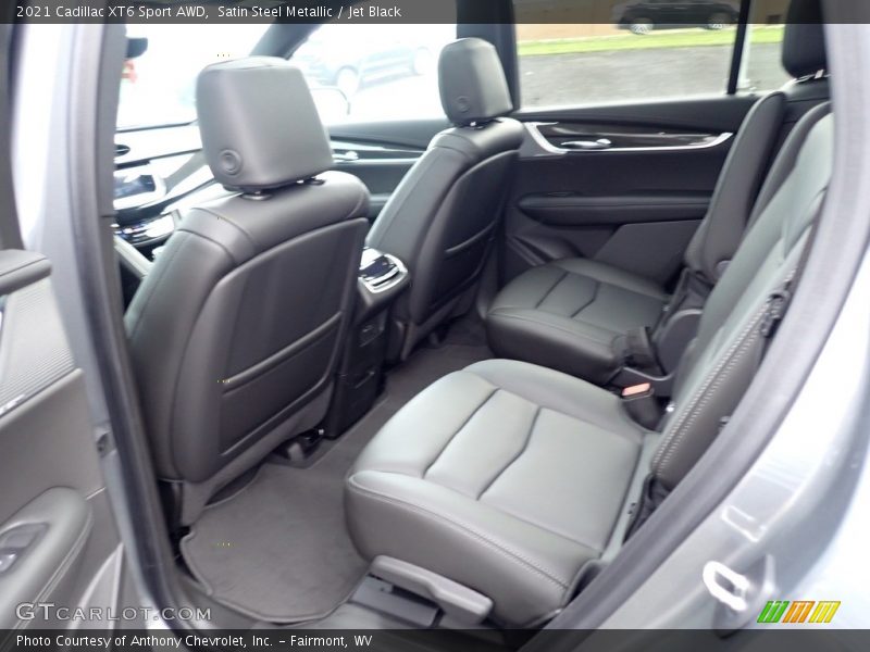 Satin Steel Metallic / Jet Black 2021 Cadillac XT6 Sport AWD
