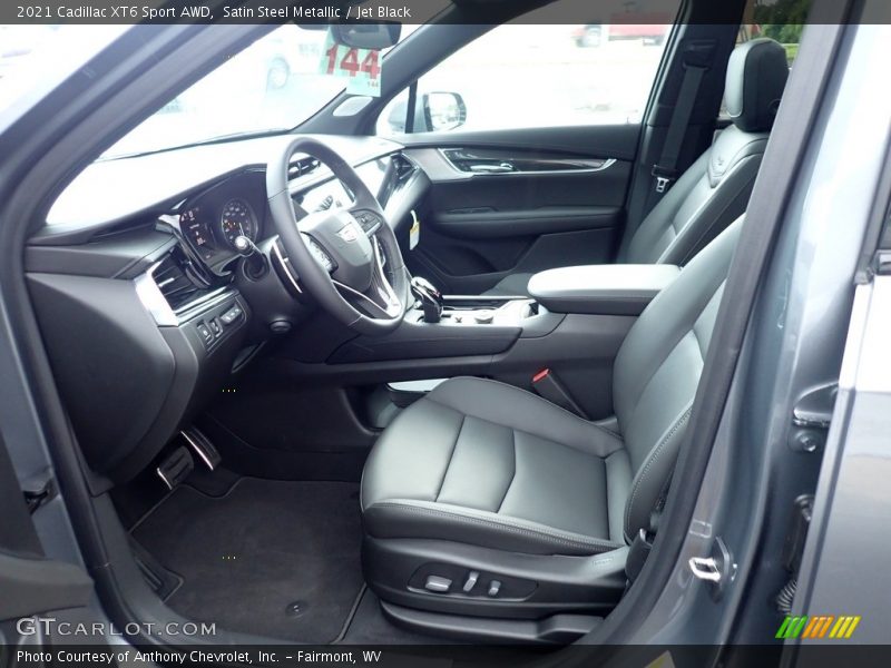 Satin Steel Metallic / Jet Black 2021 Cadillac XT6 Sport AWD