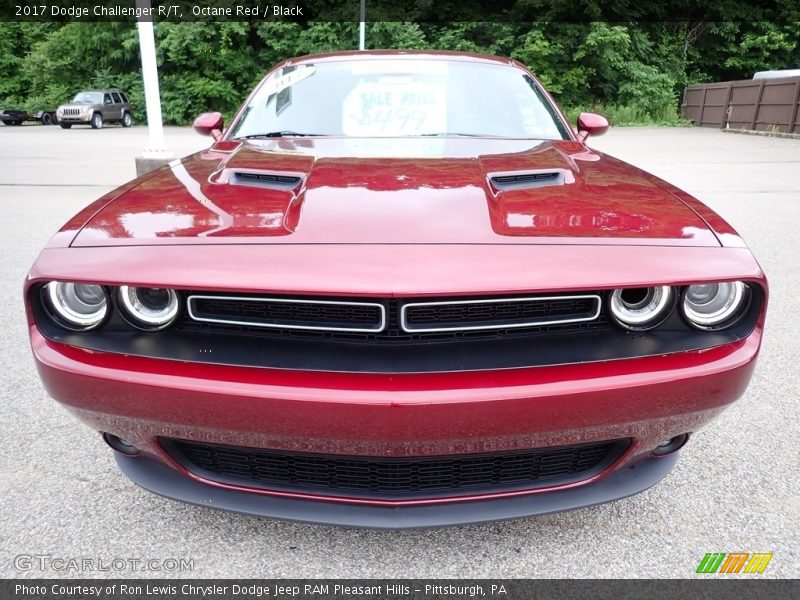 Octane Red / Black 2017 Dodge Challenger R/T