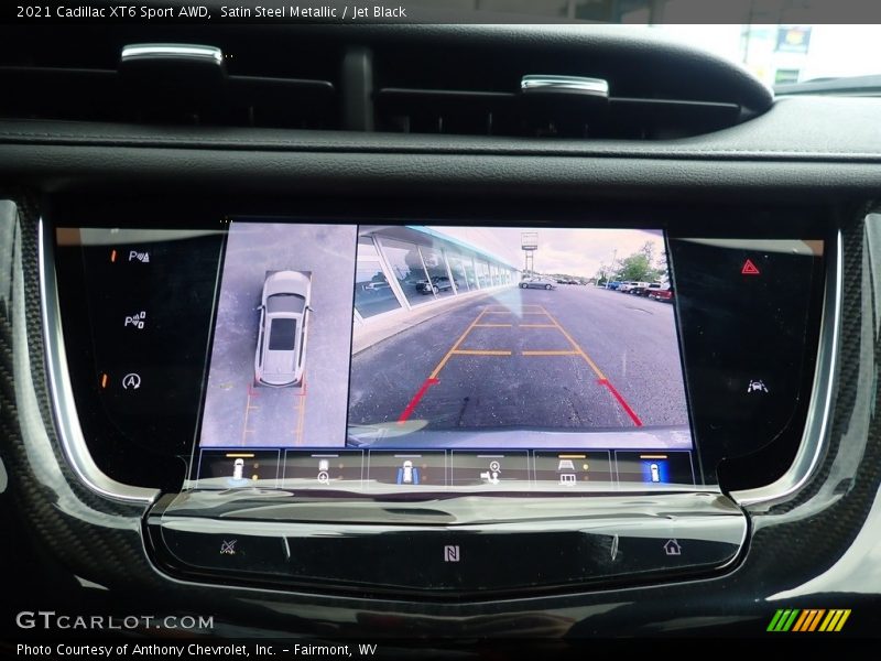 Satin Steel Metallic / Jet Black 2021 Cadillac XT6 Sport AWD