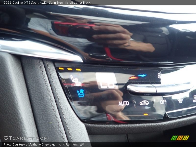 Satin Steel Metallic / Jet Black 2021 Cadillac XT6 Sport AWD