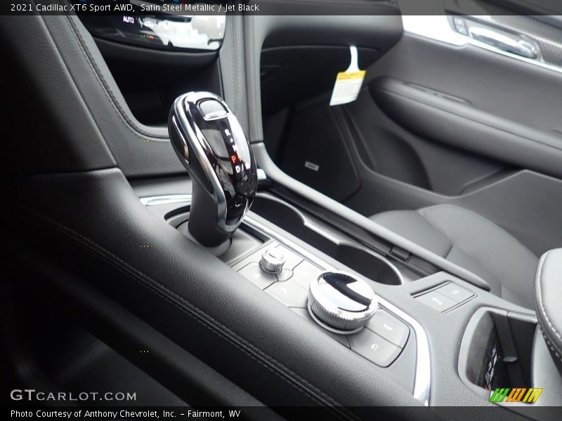 Satin Steel Metallic / Jet Black 2021 Cadillac XT6 Sport AWD