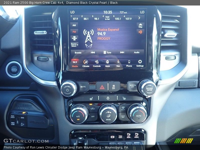 Diamond Black Crystal Pearl / Black 2021 Ram 2500 Big Horn Crew Cab 4x4