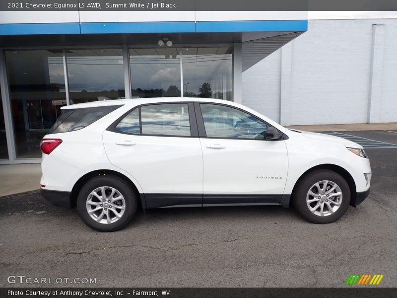 Summit White / Jet Black 2021 Chevrolet Equinox LS AWD