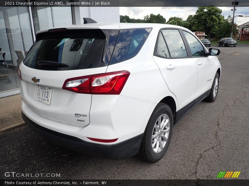 Summit White / Jet Black 2021 Chevrolet Equinox LS AWD