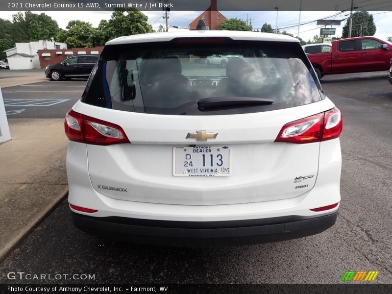 Summit White / Jet Black 2021 Chevrolet Equinox LS AWD
