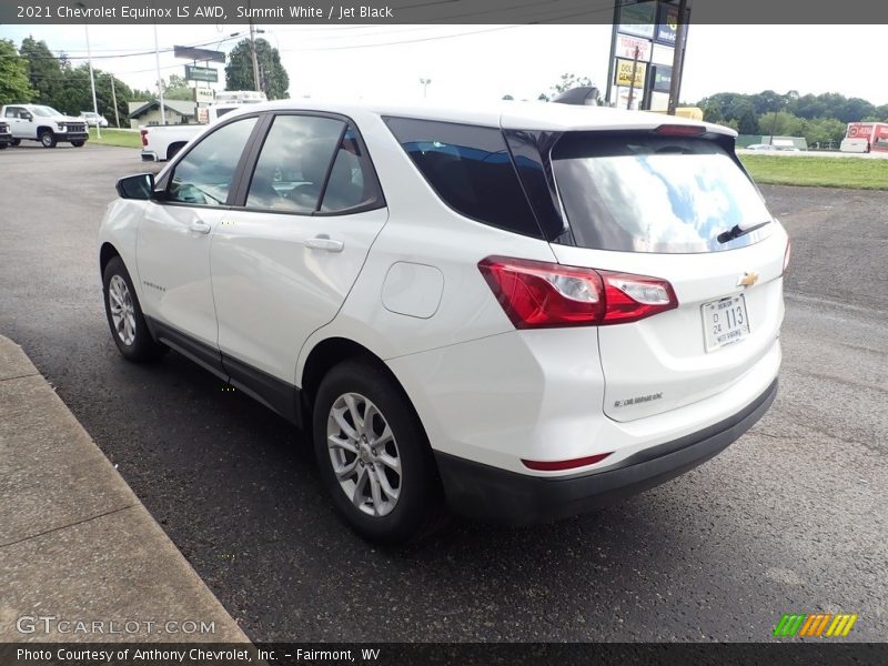Summit White / Jet Black 2021 Chevrolet Equinox LS AWD