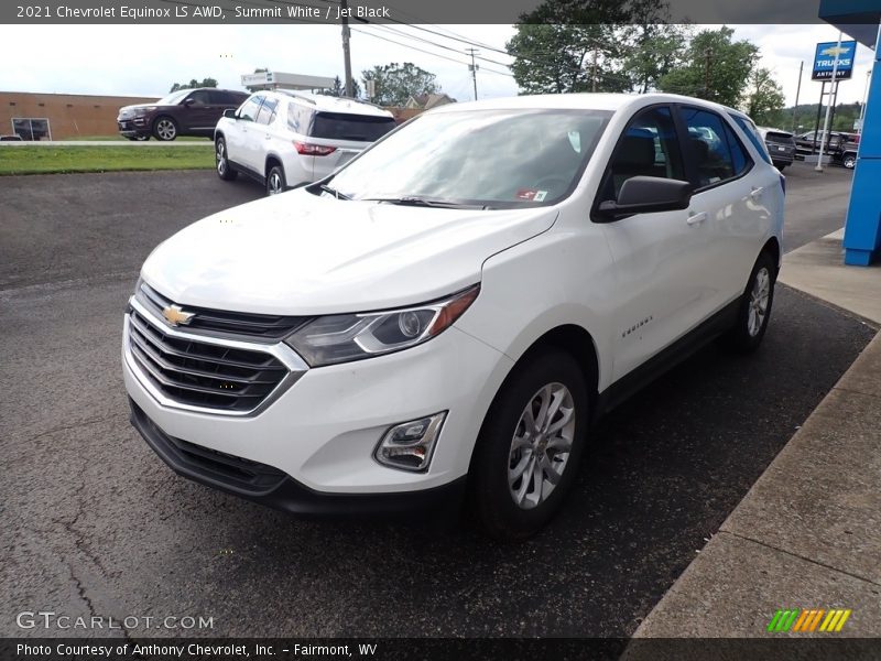 Summit White / Jet Black 2021 Chevrolet Equinox LS AWD